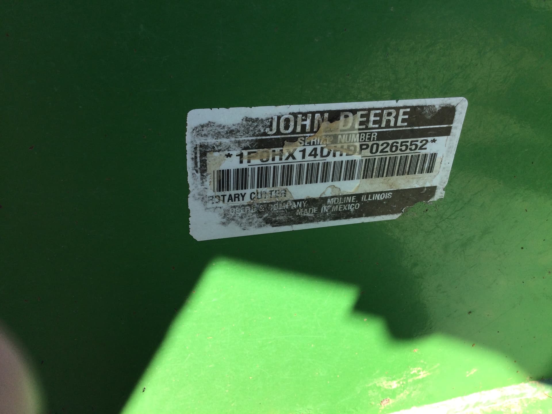 2013 John Deere HX14 Tennessee Tractor