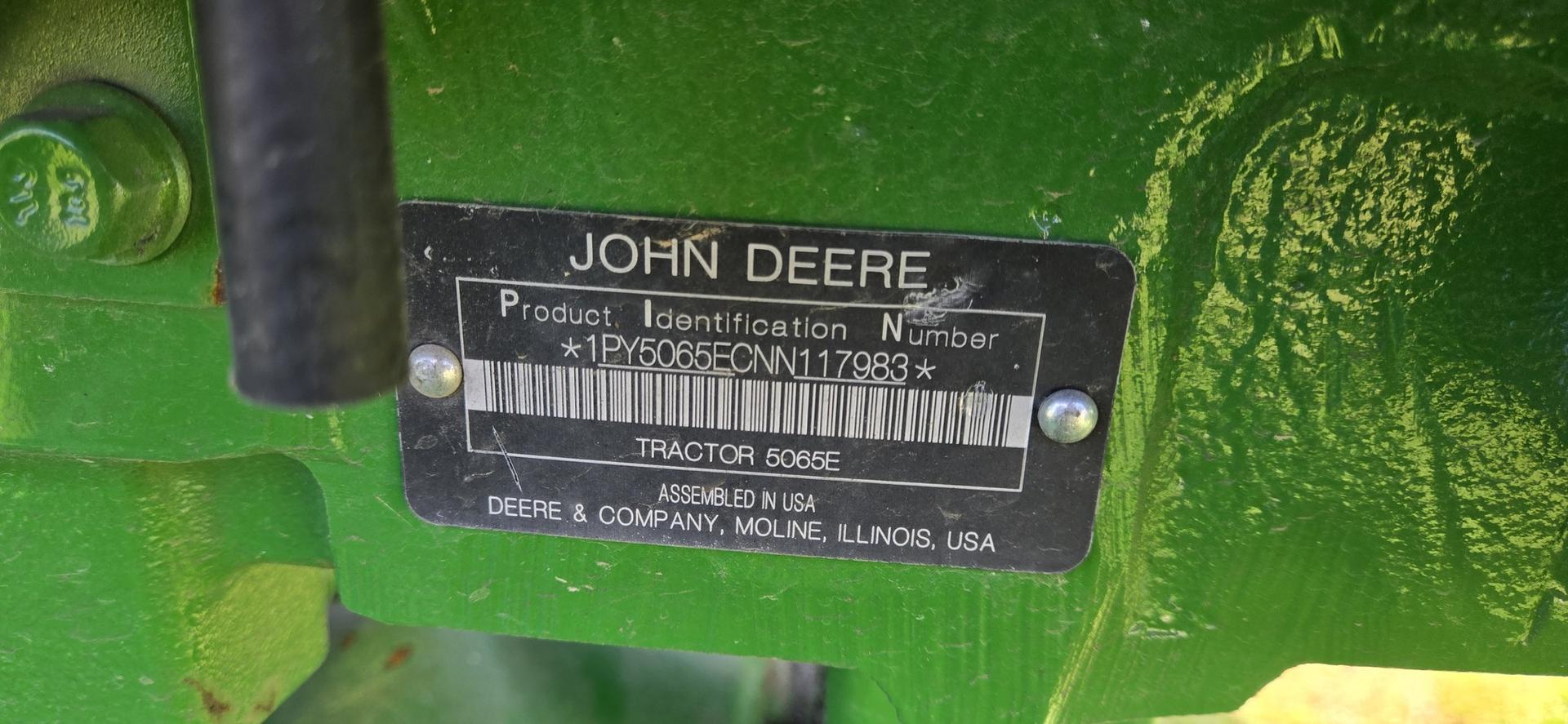 2022 John Deere 5065E Image