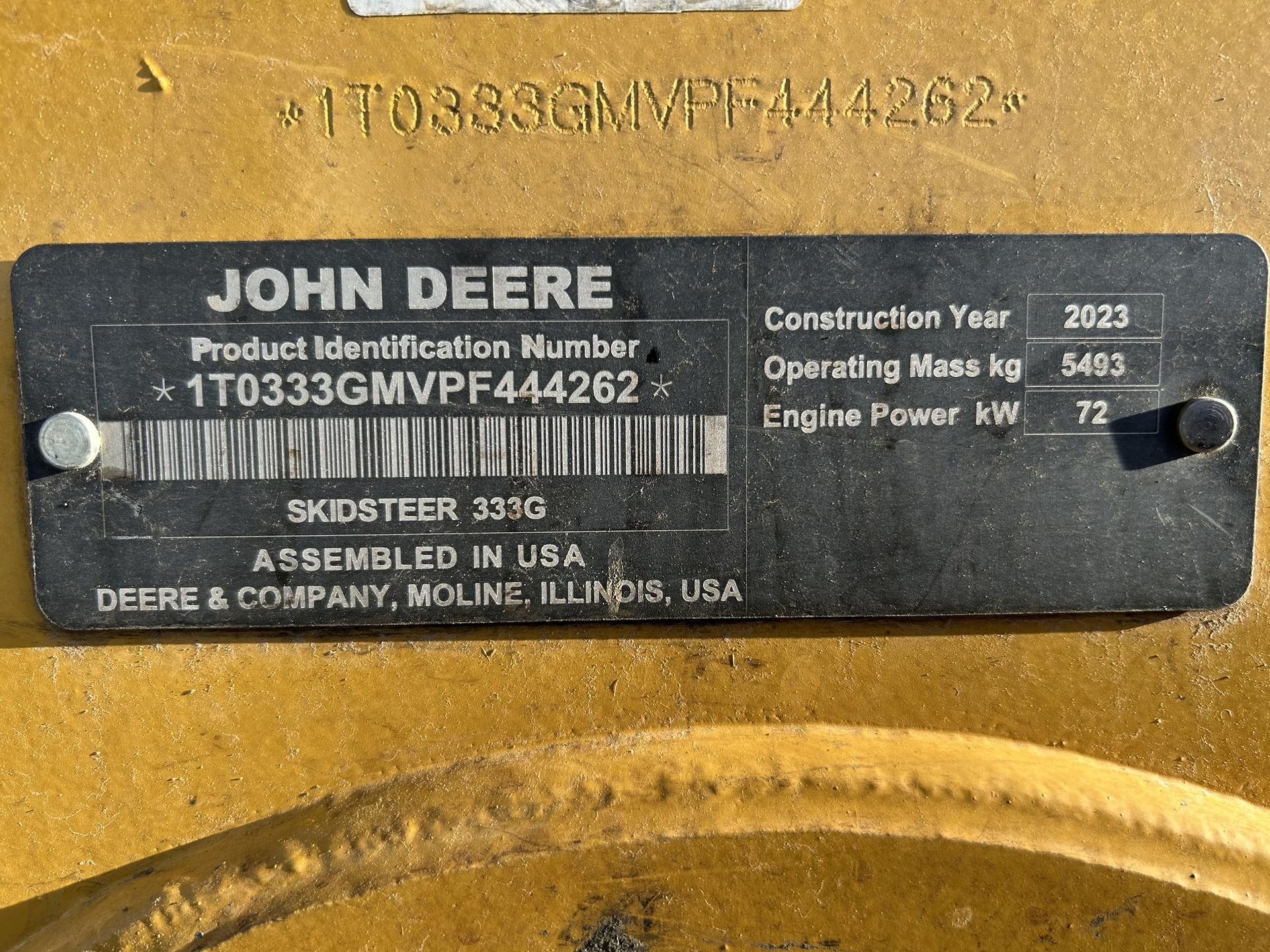 2023 John Deere 333G Image