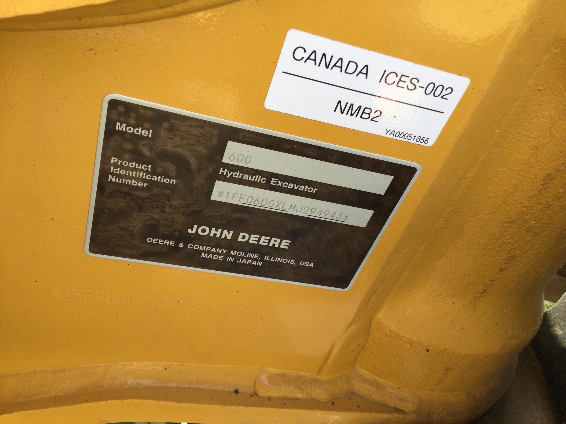 2022 John Deere 60G Image