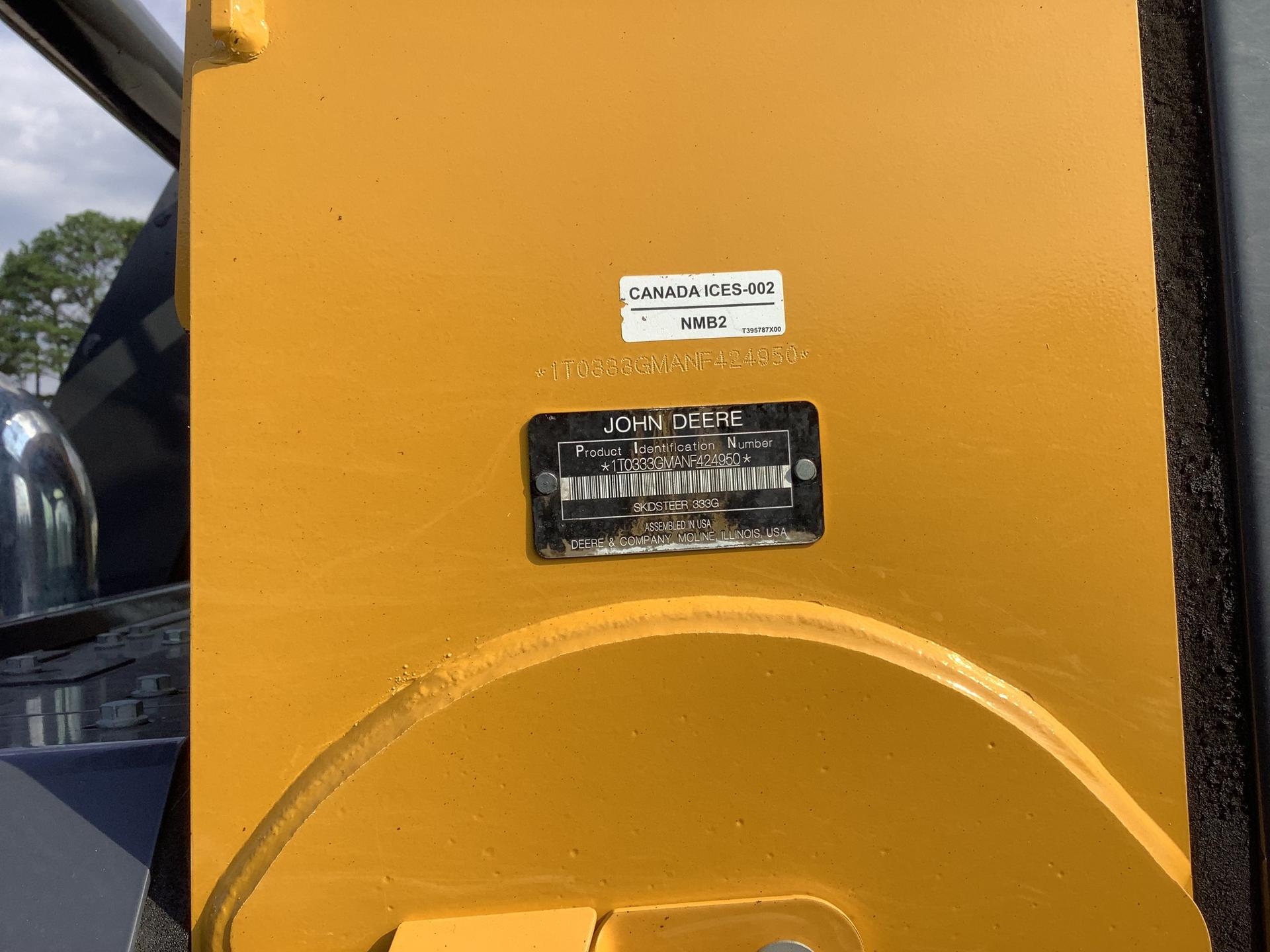 2022 John Deere 333G Image