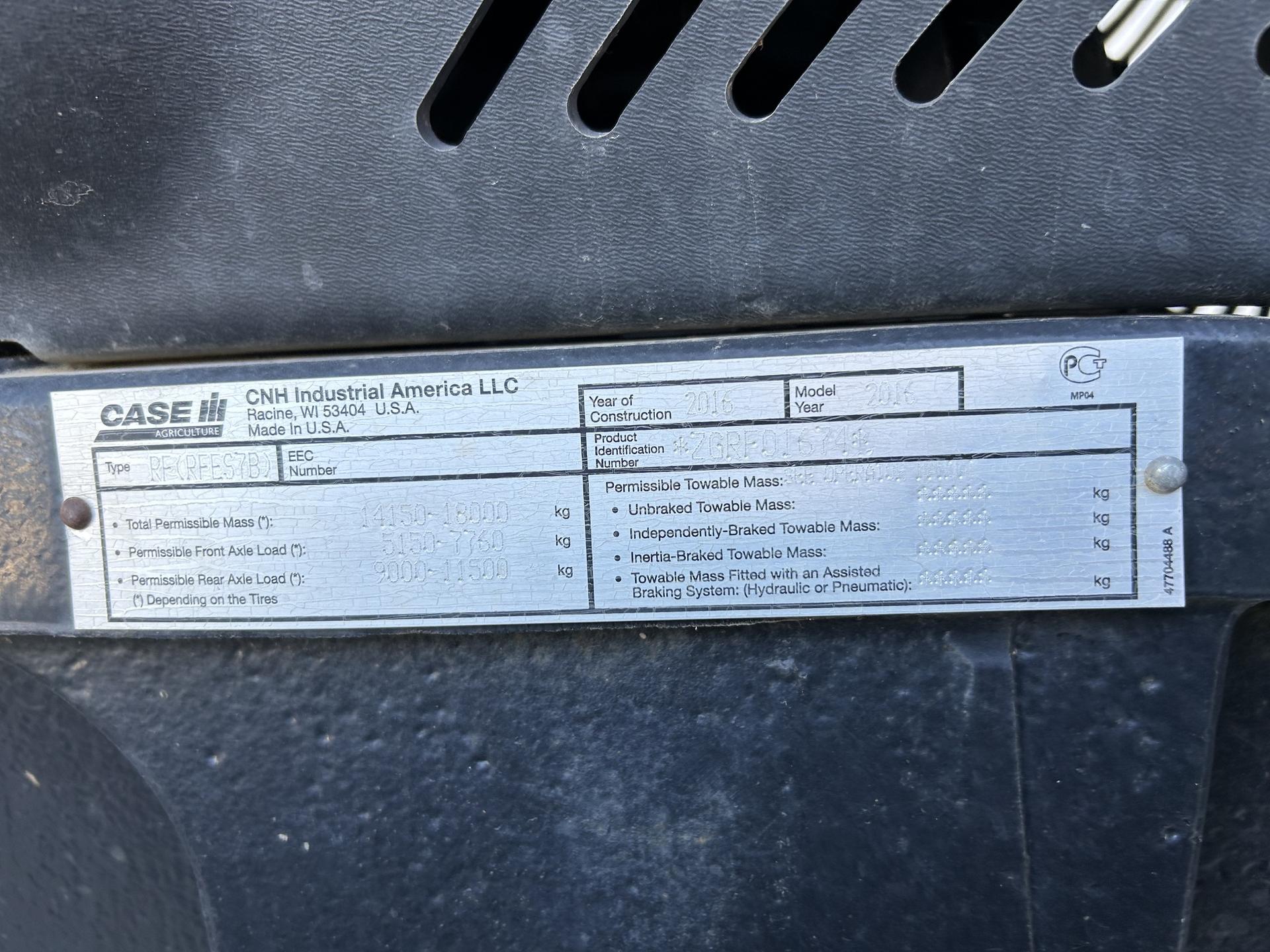 2016 Case IH MAGNUM 340 Image