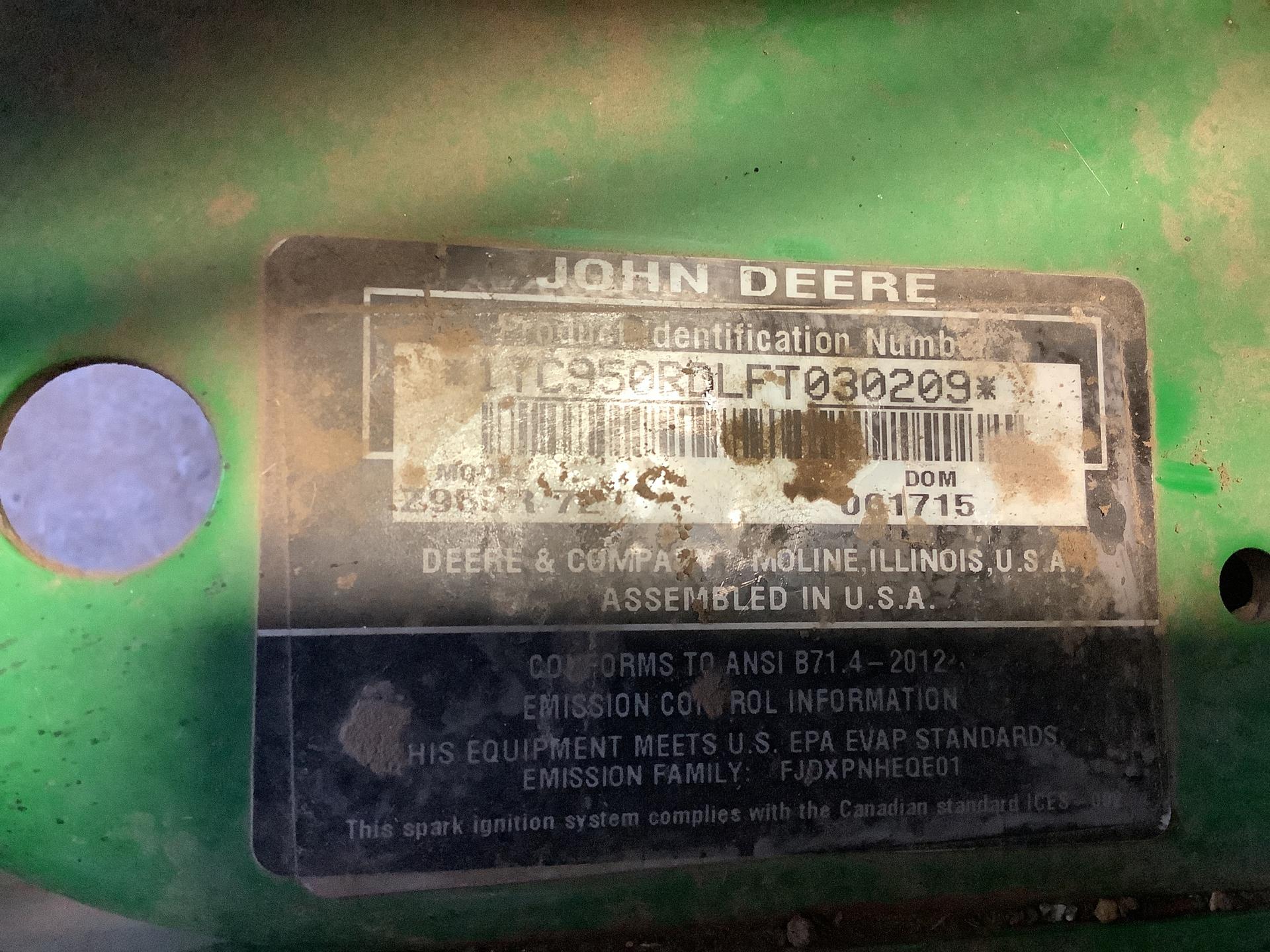 2015 John Deere Z950R Image