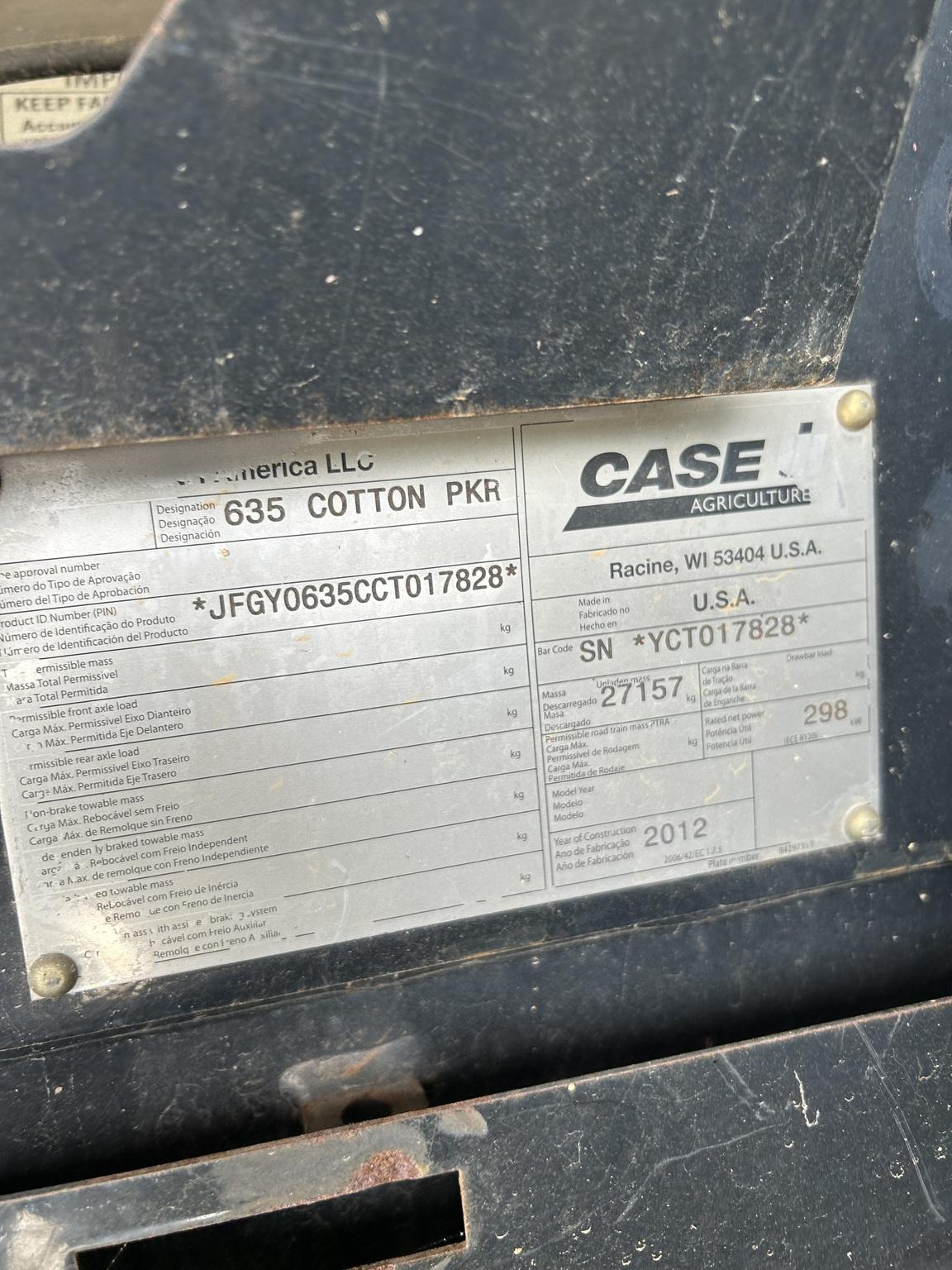 2012 Case 635 Image