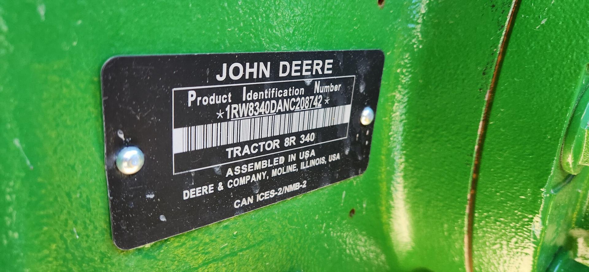 2022 John Deere 8R 340 Image