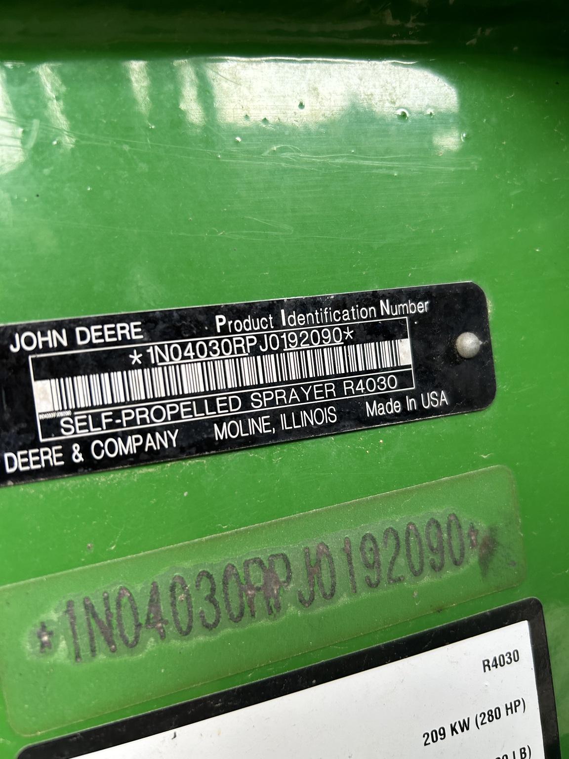 2018 John Deere R4030 Image