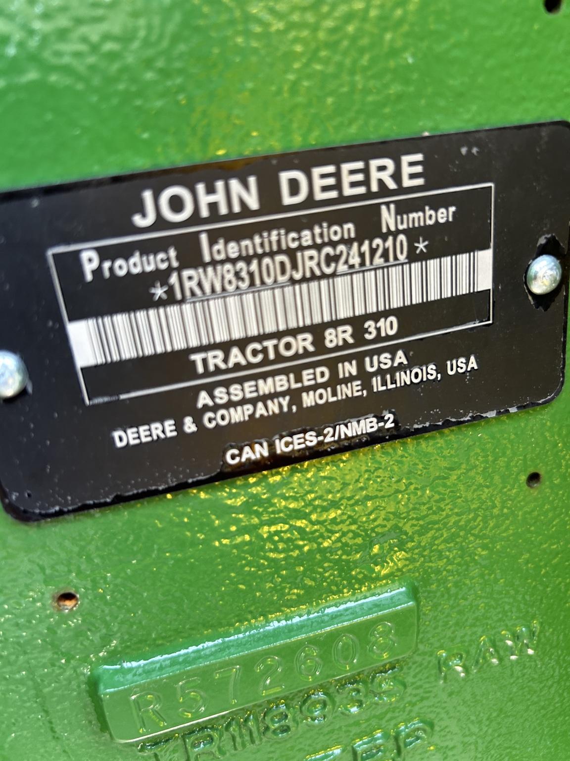 2024 John Deere 8R 310 Image