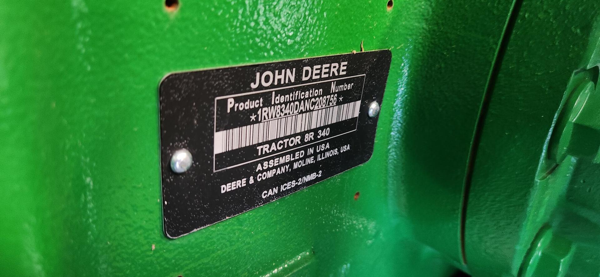 2022 John Deere 8R 340 Image