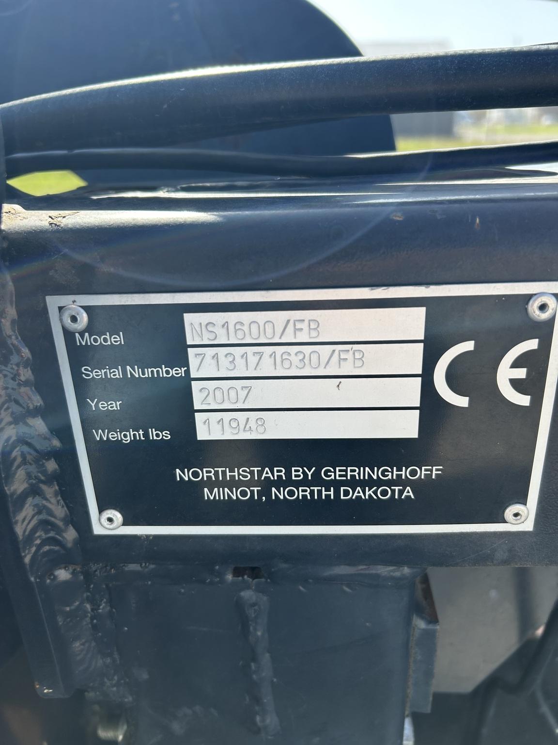 2007 Geringhoff NS1600FB Image