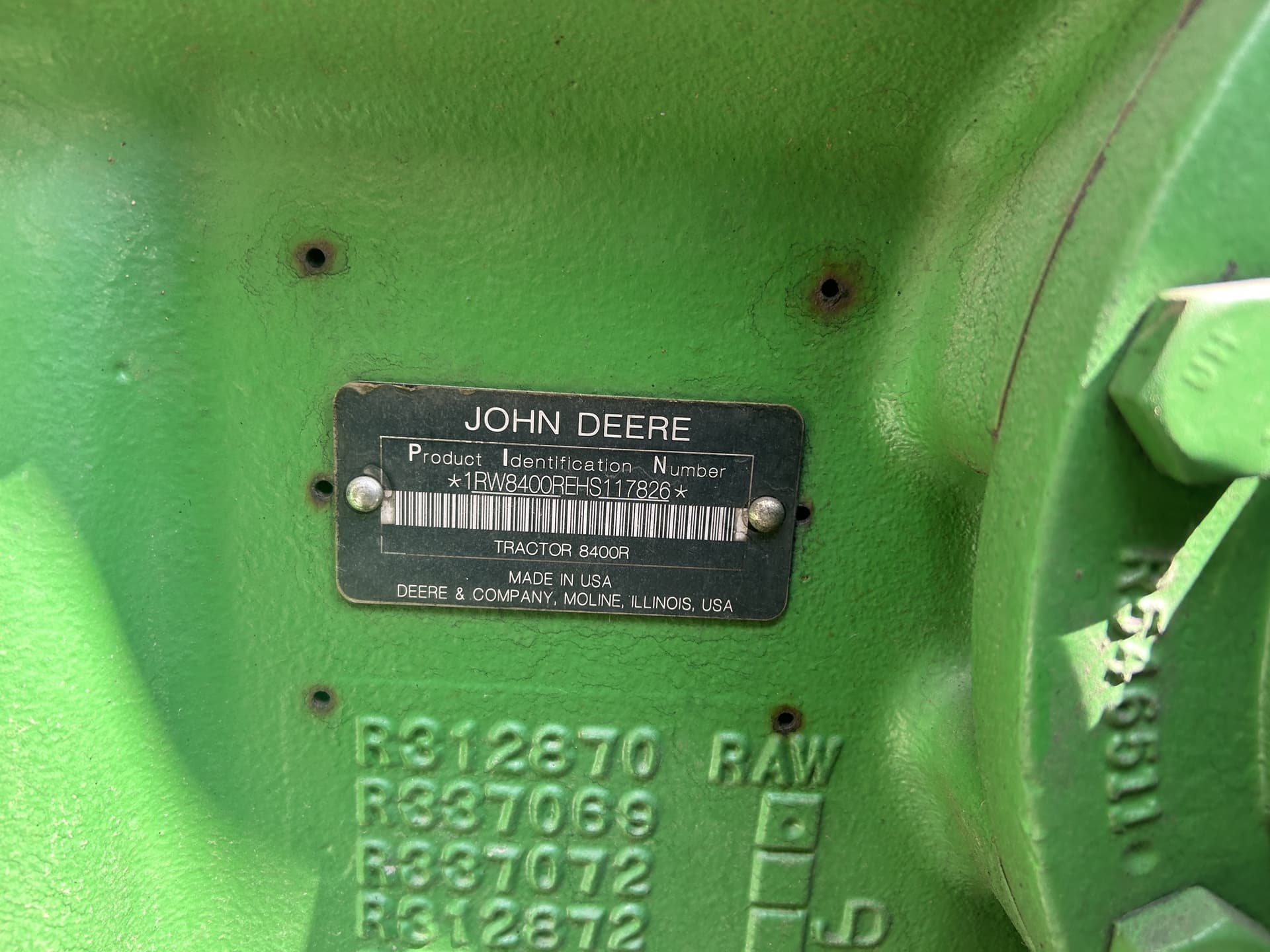 2017 John Deere 8400R Image