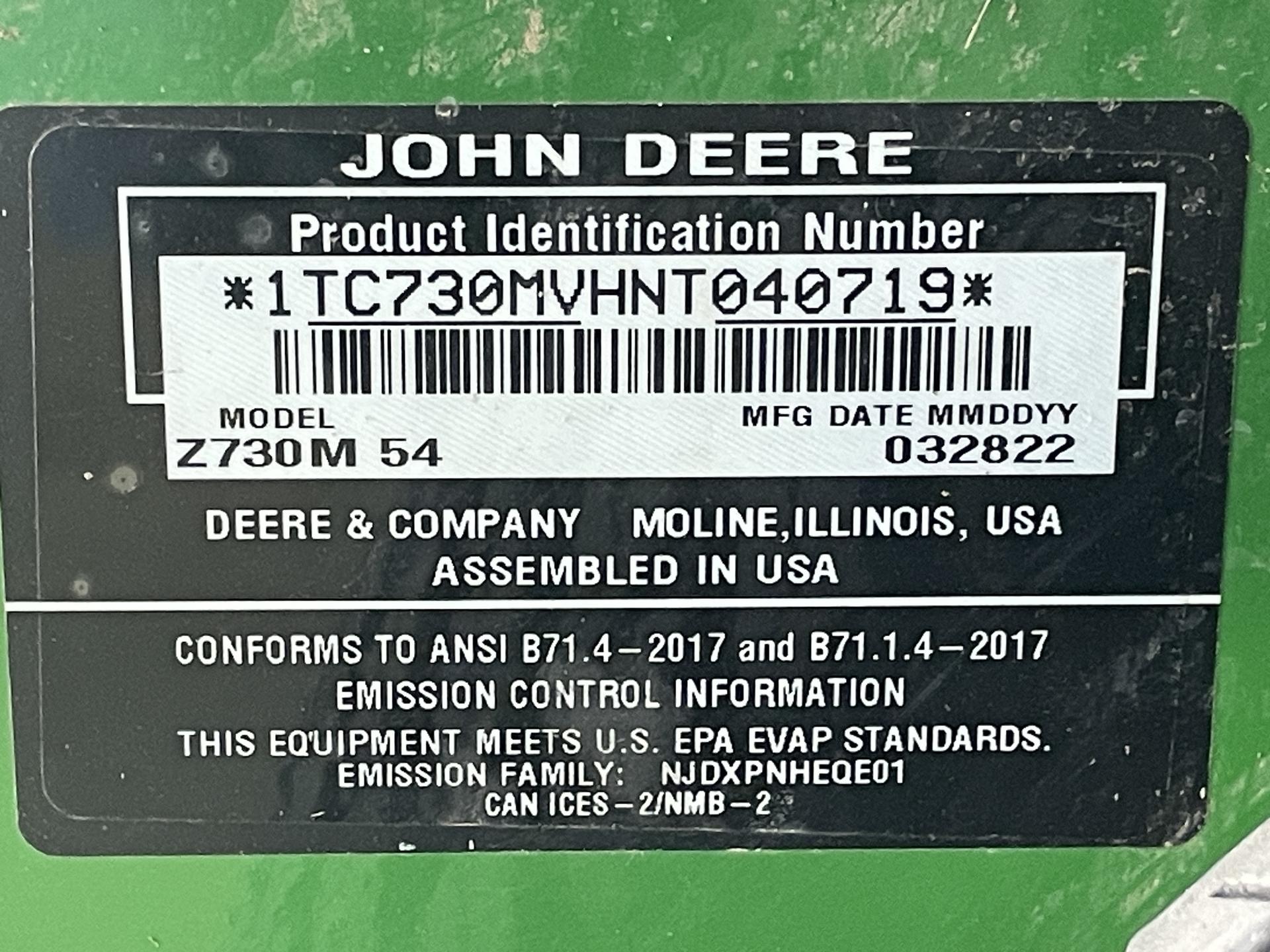 2022 John Deere Z730M Image