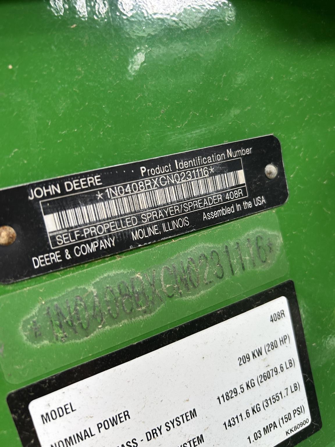 2022 John Deere 408R Image