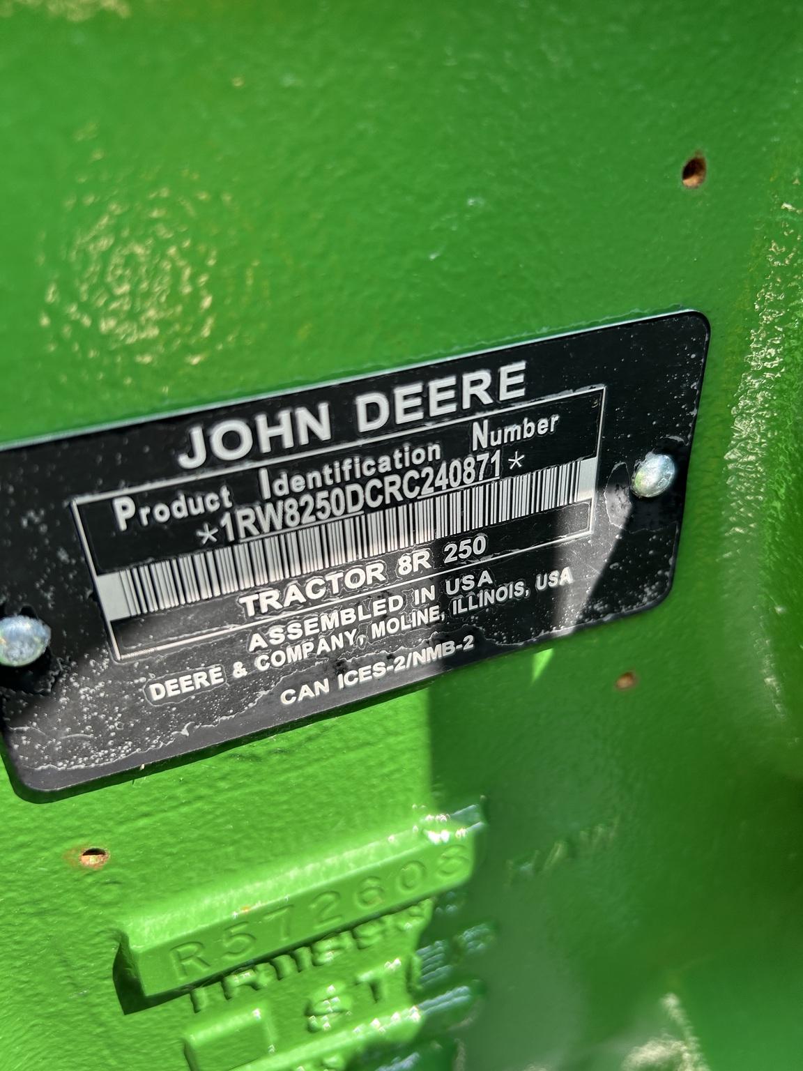 2024 John Deere 8R 250 Image