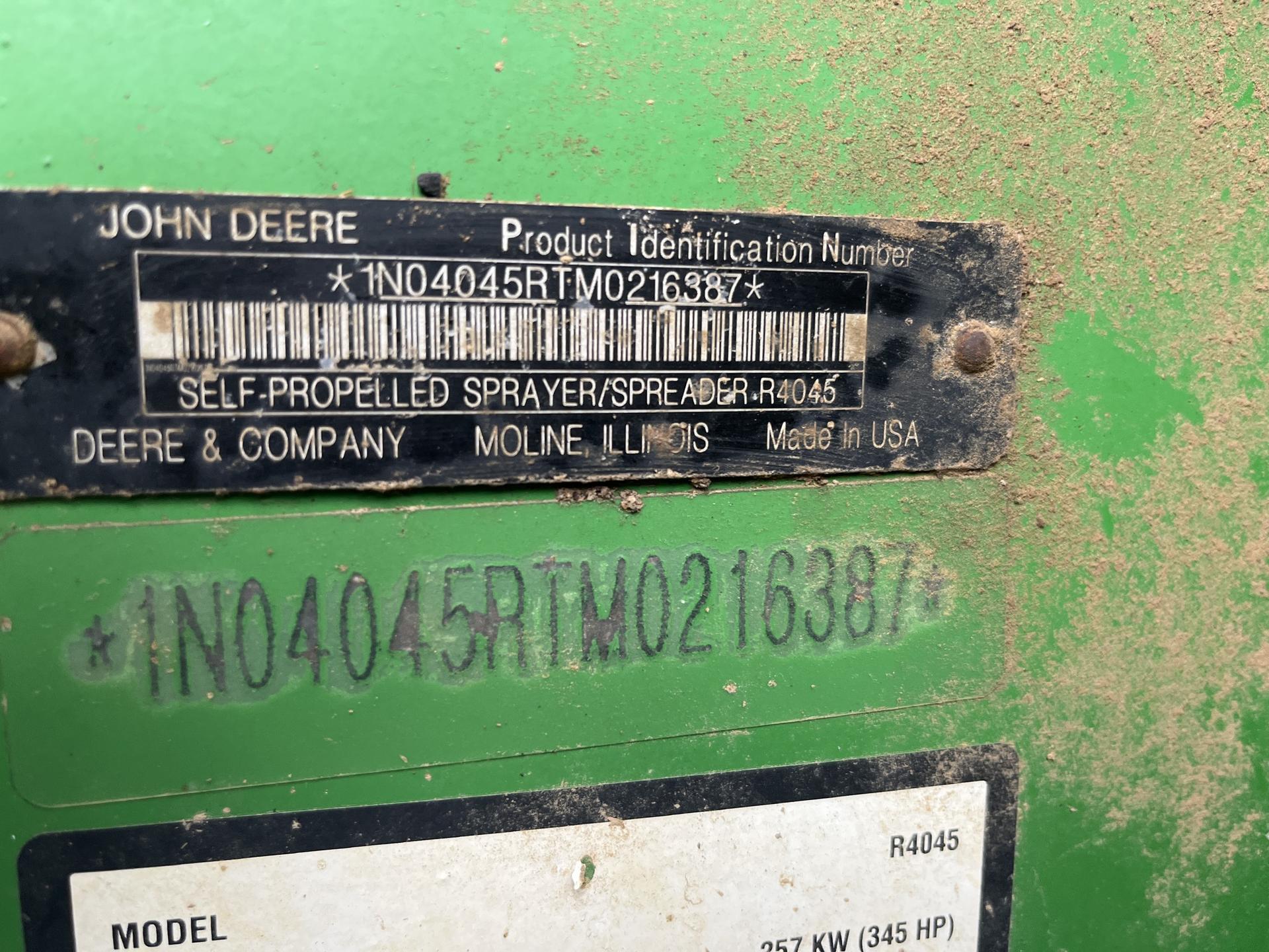 2021 John Deere R4045 Image