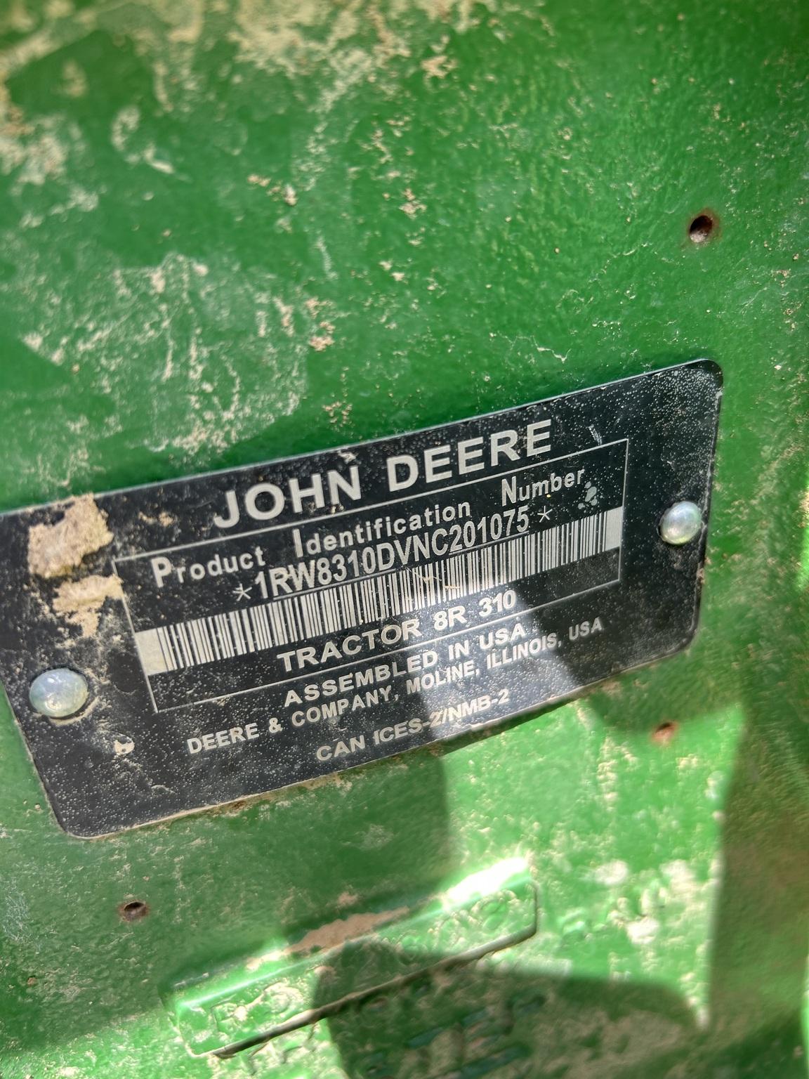 2022 John Deere 8R 310 Image