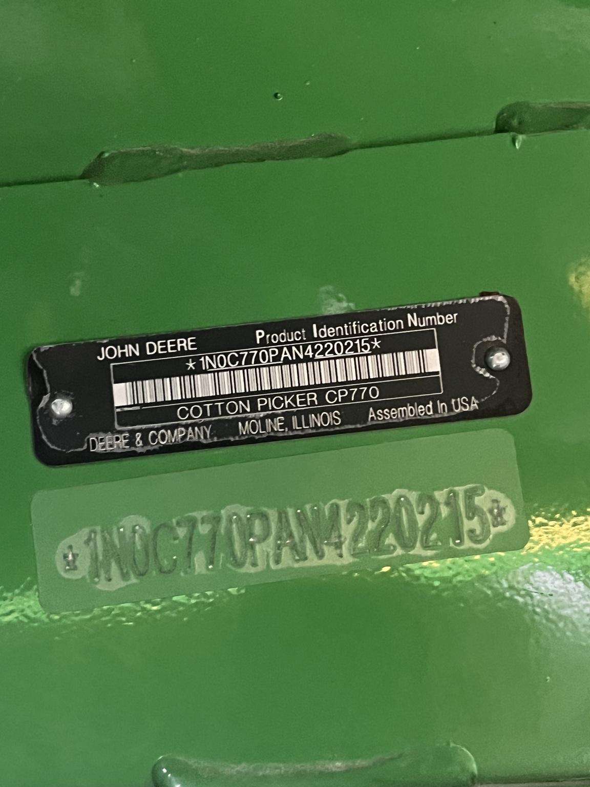 2022 John Deere CP770 Image
