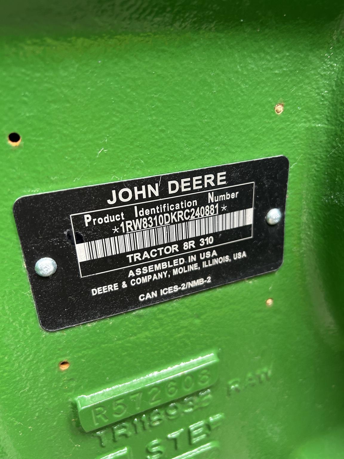 2024 John Deere 8R 310 Image
