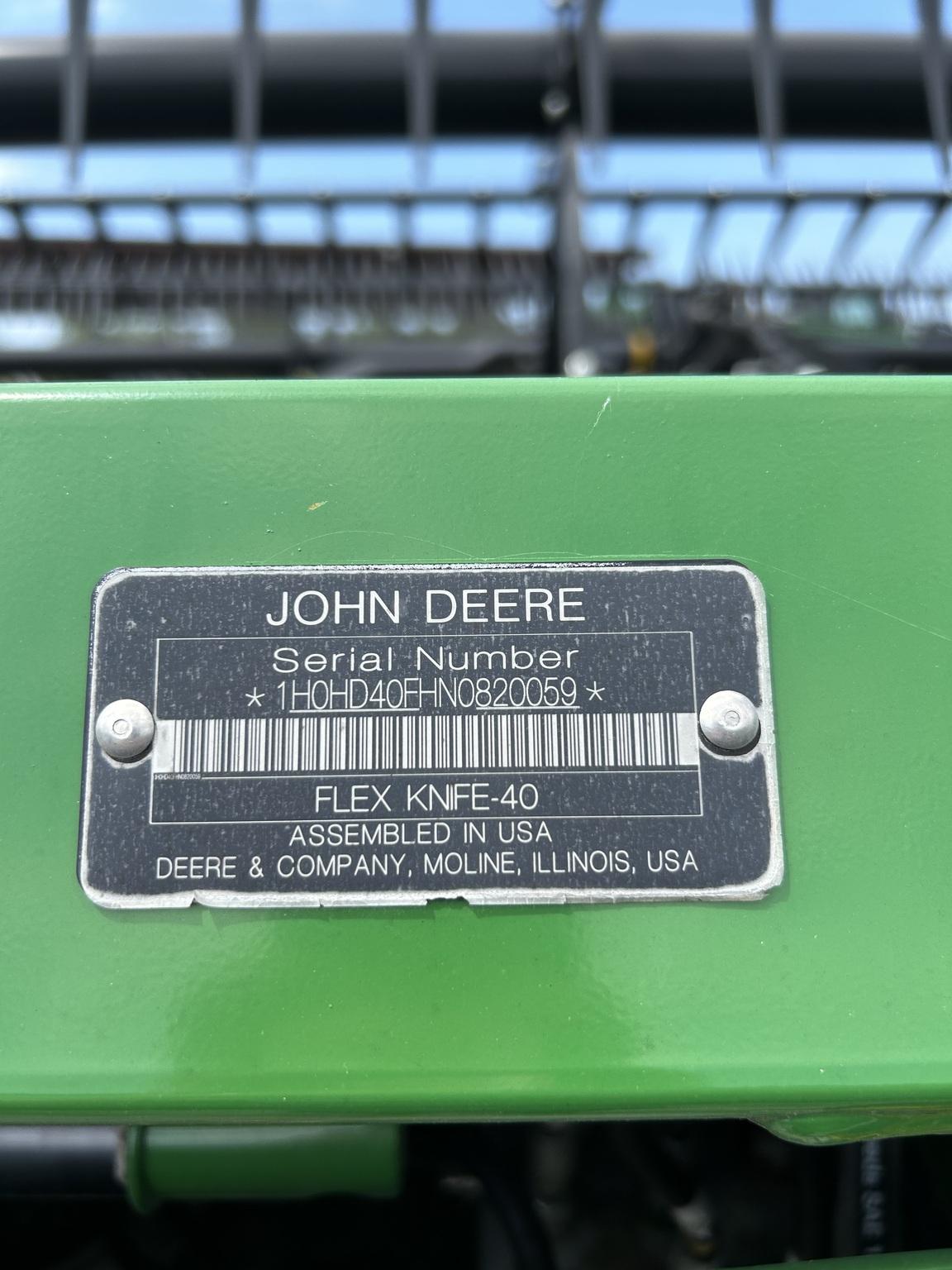 2022 John Deere HD40F Image