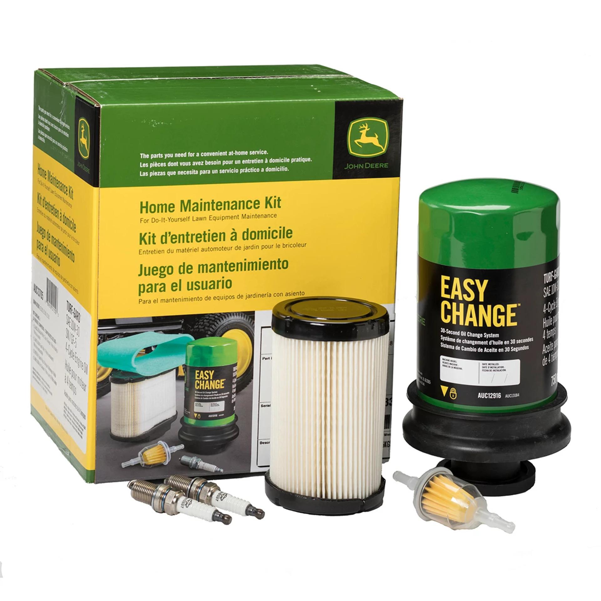 John Deere Home Maintenance Kit, perfect for maintaining equipment at top performance.