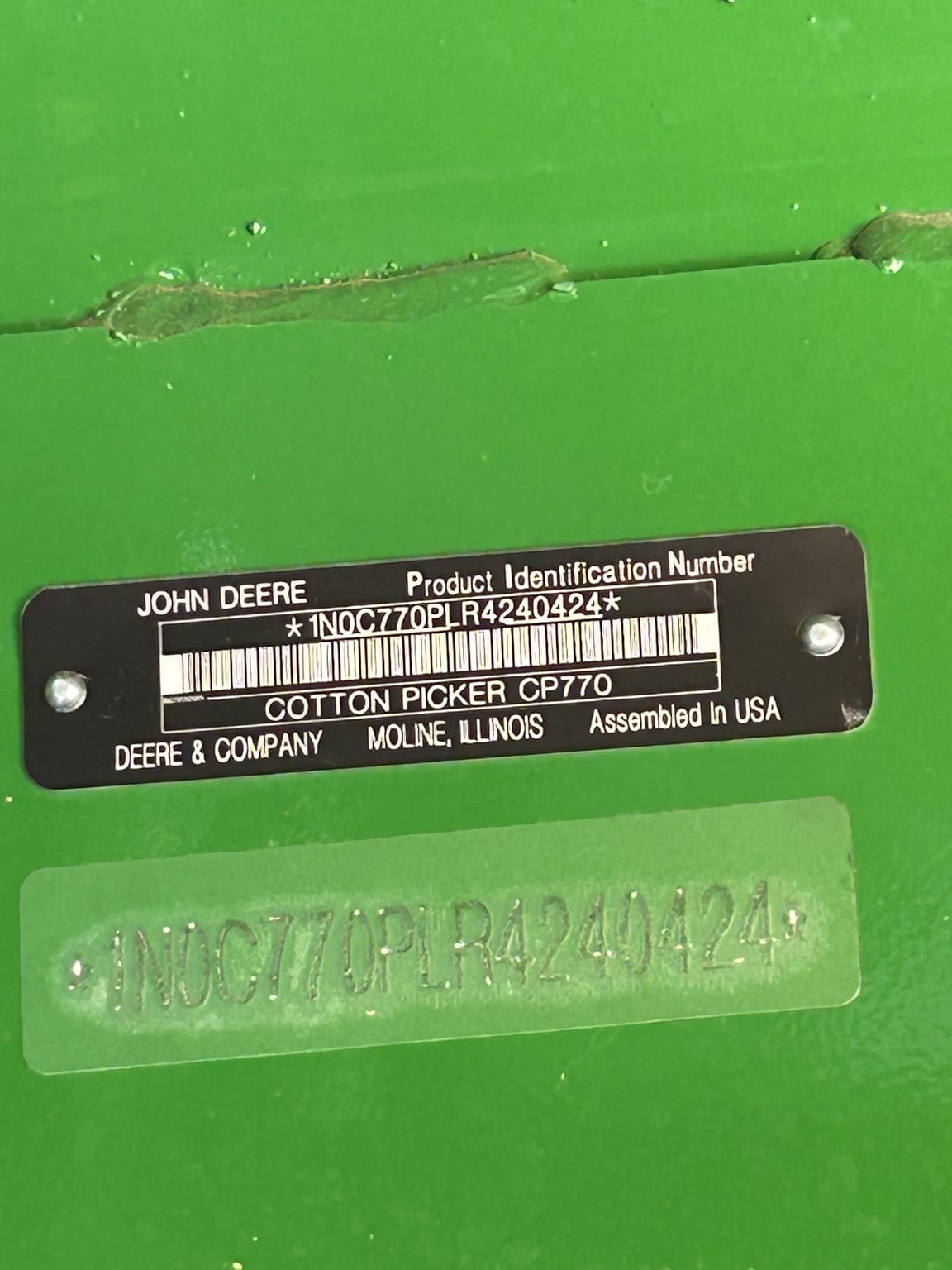 2024 John Deere CP770 Image