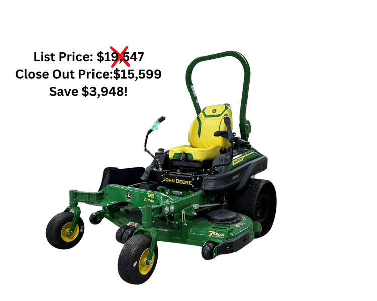 Closeout Sale on the John Deere Z950R 60″ Deck with Tweel Tires – Save $3,948!