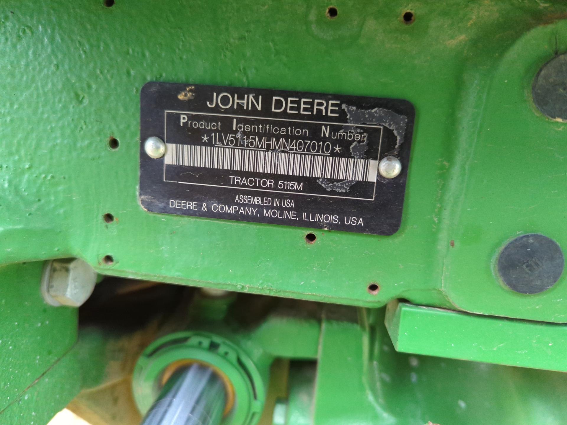 2022 John Deere 5115M
